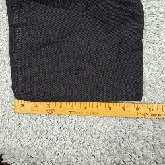 Dickies Pants Mens 42x32 Black‎ Duck Carpenter Relaxed Fit Flex Outdoors Work - Picture 11 of 12